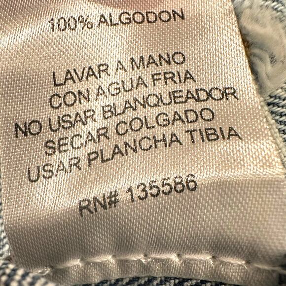 Mainstrip – Denim Smiley Face Shorts (Jacket Listed Separately) – Medium - Picture 8 of 8